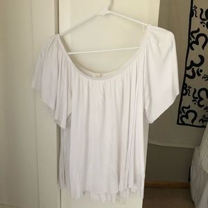 Off the shoulder shirt